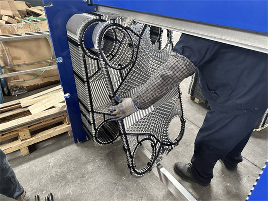 H17 Tipo de chapa Componentes de trocador de calor Material de titânio industrial