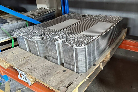 Revestimento em pó da placa de trocador de calor GEA limpo 0,5 mm 0,6 mm de espessura