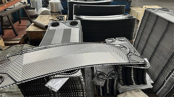 Trocador de calor Placas de trituração, juntas de aço inoxidável de molibdênio