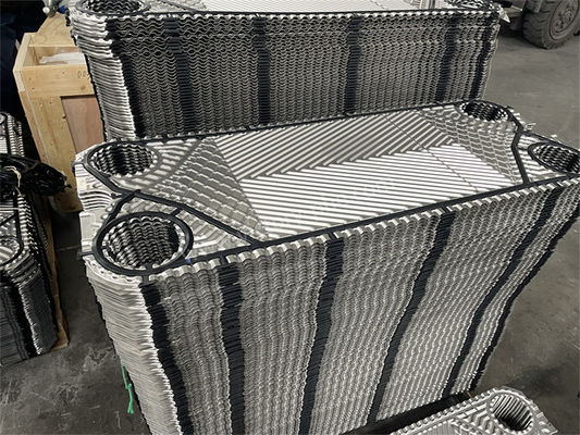 Planilhas de trocador de calor tranter com jato Chevron Design de padrão