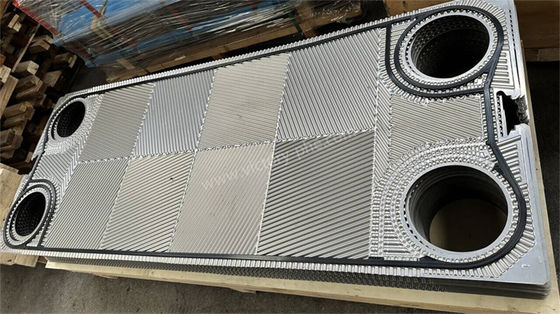 Reemplaço de placas e juntas de trocadores de calor de níquel chevron