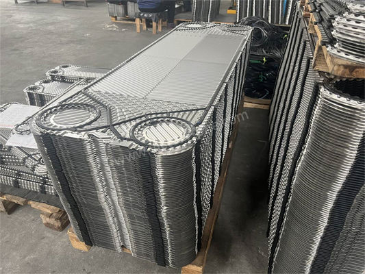 Reemplaço de placas e juntas de trocadores de calor de níquel chevron