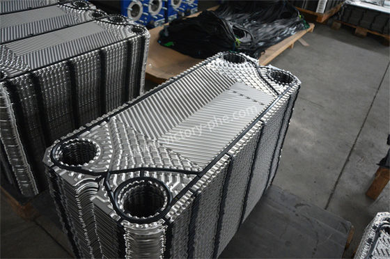 PHE Trocador de calor de chapa industrial comprimento da chapa de 1000 mm