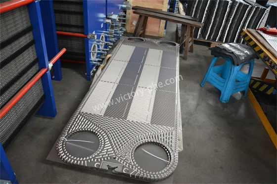 PHE Trocador de calor de chapa industrial comprimento da chapa de 1000 mm