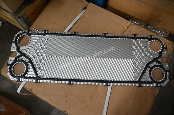 Industrial GEA Placas de titânio Chevron Plate Padrão para refrigerador de óleo