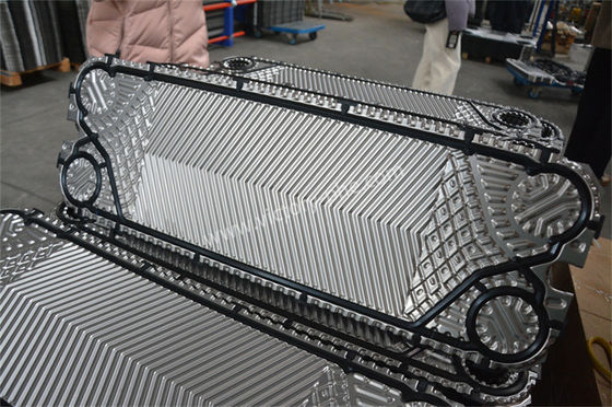 Placas de transferência de calor  Hastelloy Alloy Chevron Plate Pattern