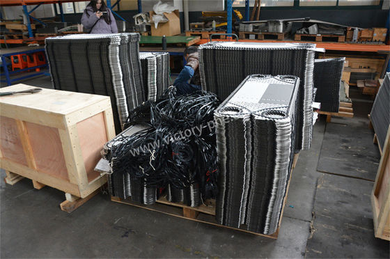 Placas e juntas de titânio Vicarb 0,5 mm de espessura Processos industriais