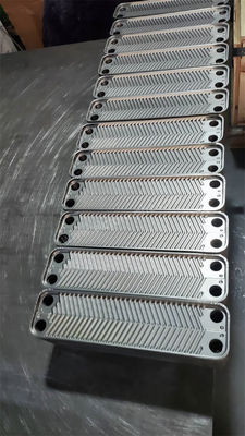 Trocador de calor de placas pequenas Hastelloy Peso leve AN45L4 AN40L3 grau