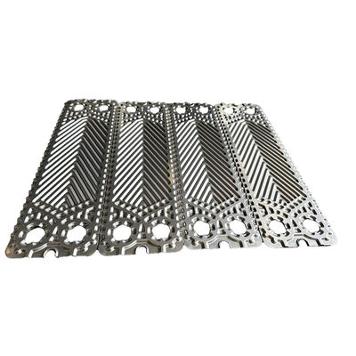 Placas de transferência de calor  Hastelloy Alloy Chevron Plate Pattern