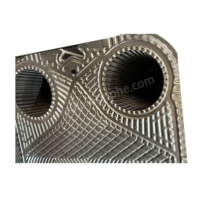 Placa de trocador de calor  personalizada de aço inoxidável corrugado Hastelloy