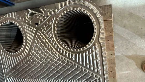DN50 Alta Eficiência GEA Plate Heat Exchanger Com 3mm Plate Corrugation Profundidade