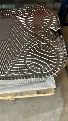 Placa de trocador de calor de aço inoxidável personalizada para várias temperaturas