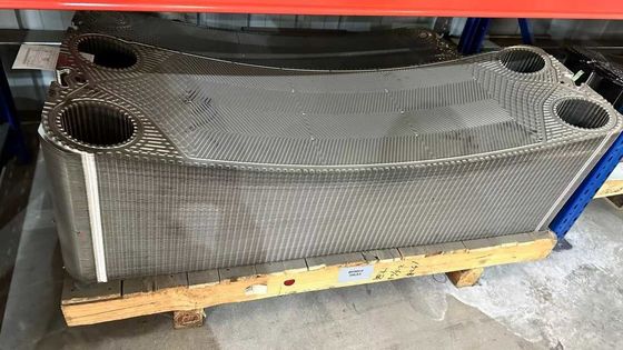 PHE Vicarb Placas de trocador de calor 500 mm de largura com junta de NBR