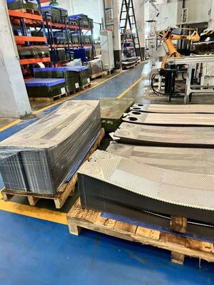 0.4mm Acessão de Placas de Revestimento em Pó do Trocador de Calor Manutenção Regular
