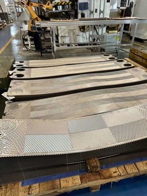 0.4mm Acessão de Placas de Revestimento em Pó do Trocador de Calor Manutenção Regular