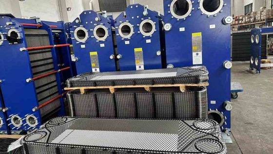 Compacto e limpo, de cobre, trocador de calor de chapa com DN50-DN500 de diâmetro