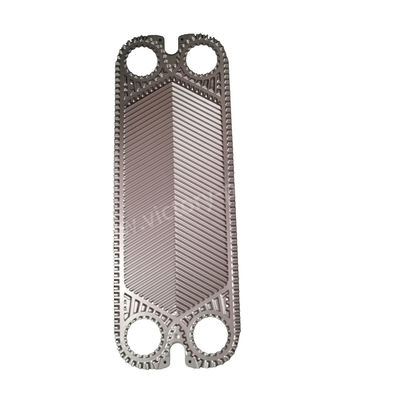 Placa de trocador de calor versátil para várias taxas de fluxo e diferenças de temperatura