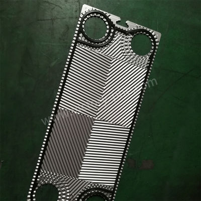 Placa de trocador de calor  personalizada de aço inoxidável corrugado Hastelloy